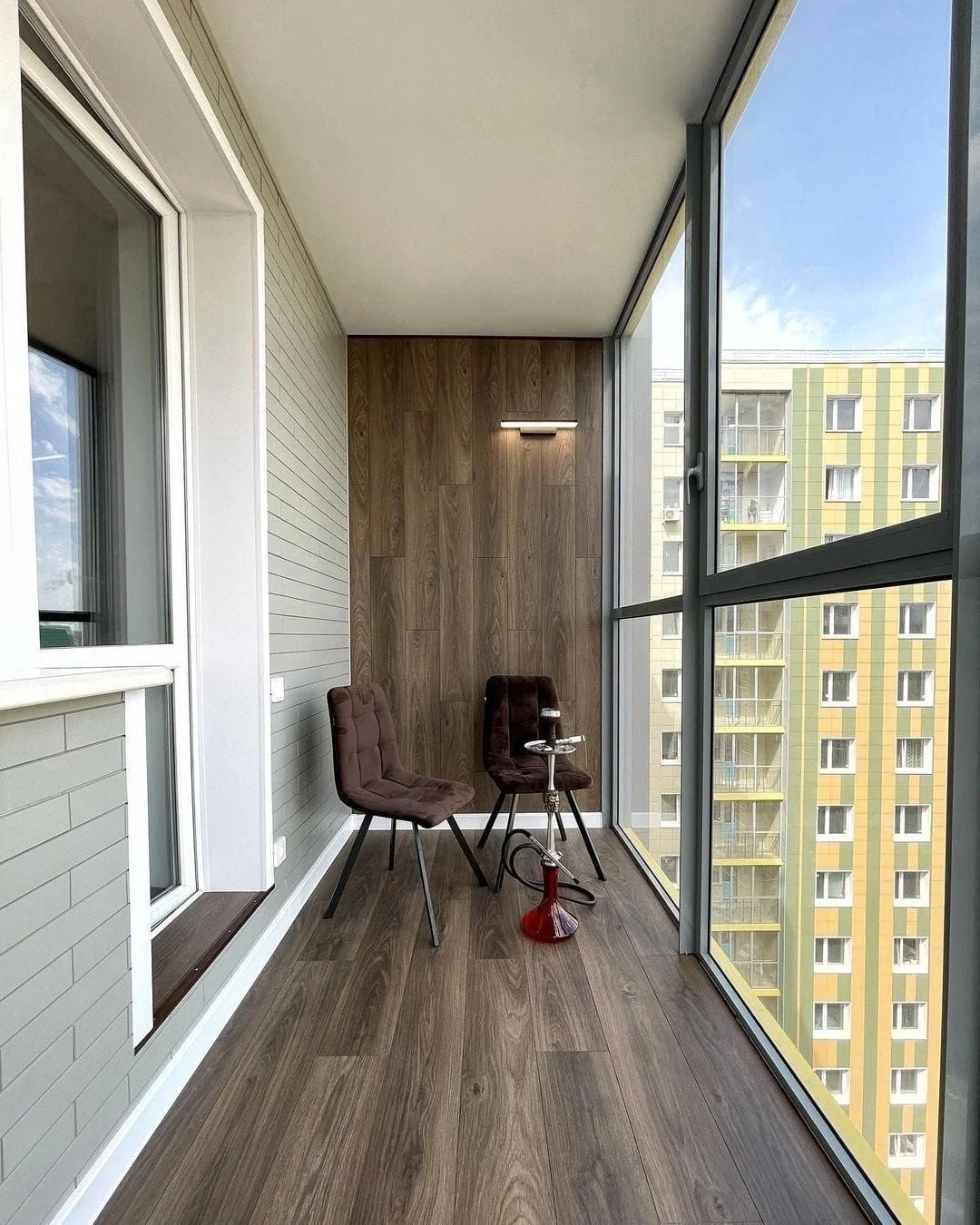 Реализованный объект — балкон NewVision — отделка балкона, портфолио NewVision, Минск