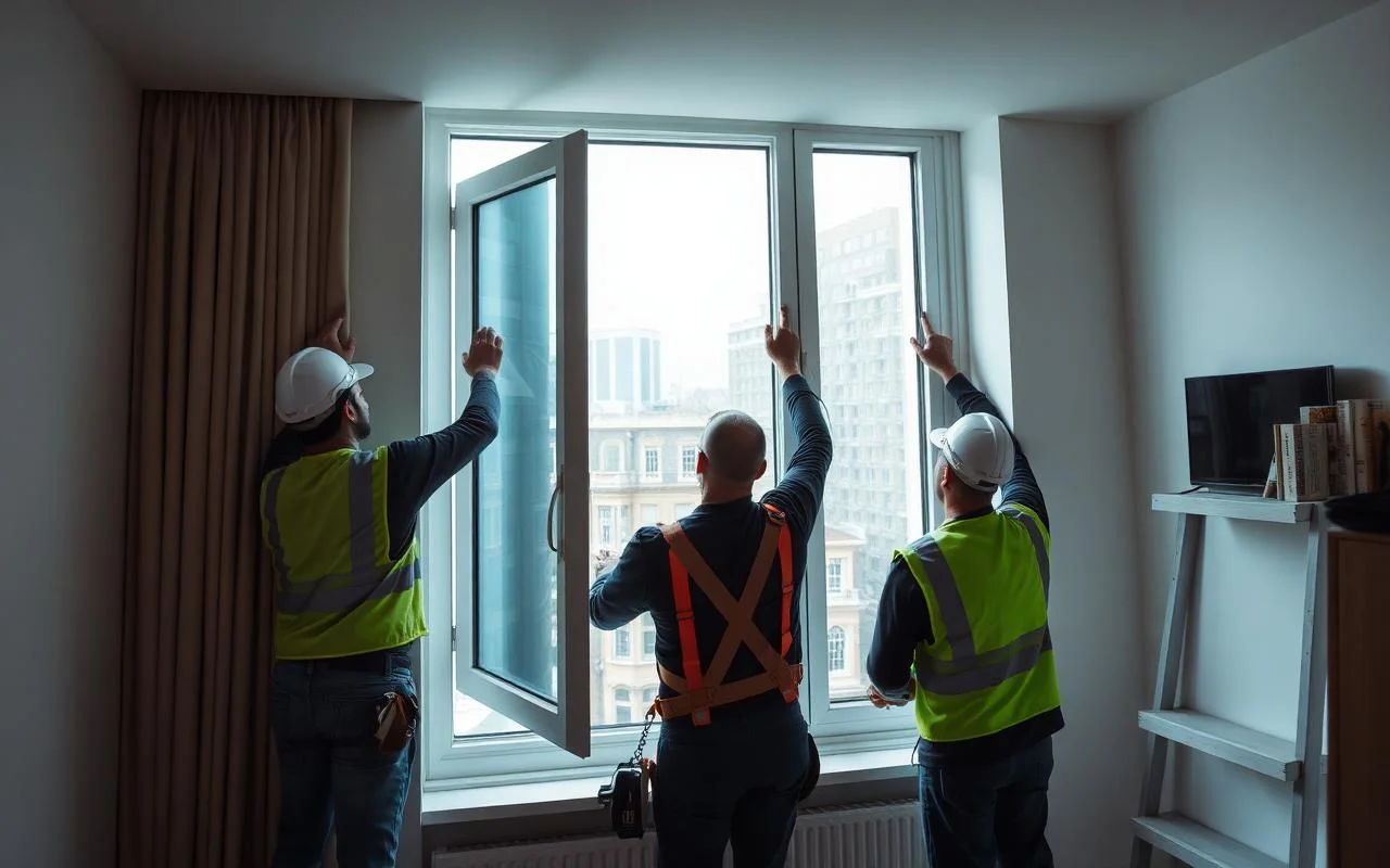Монтаж окон ПВХ бригадой NewVision — установка в Минске и области
